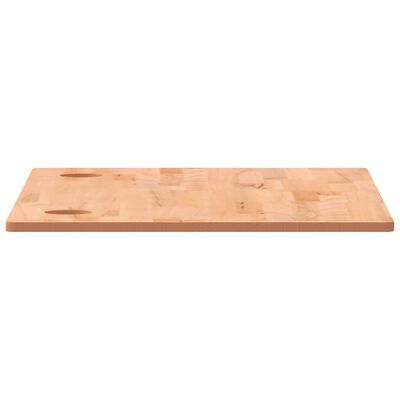 vidaXL Dessus de bureau 100x60x1,5 cm bois massif de hêtre