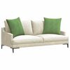 vidaXL Coussins de canap&eacute; 2 pcs Vert clair 80 x 80 cm