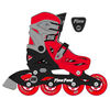 Street Surfing Patins &agrave; roues align&eacute;es Fizz Rouge et noir S 31-34