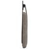 vidaXL T&ecirc;te de lit suspendue Montage mural Gris 90 cm PU antique