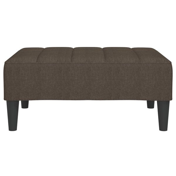 vidaXL Repose-pied Marron 78x56x32 cm Tissu