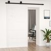 vidaXL Porte de grange Blanc 100x1,8x204,5 cm Bois massif de pin