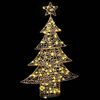 vidaXL Sapin de No&euml;l avec 120 LED Blanc chaud 120,5 cm PET