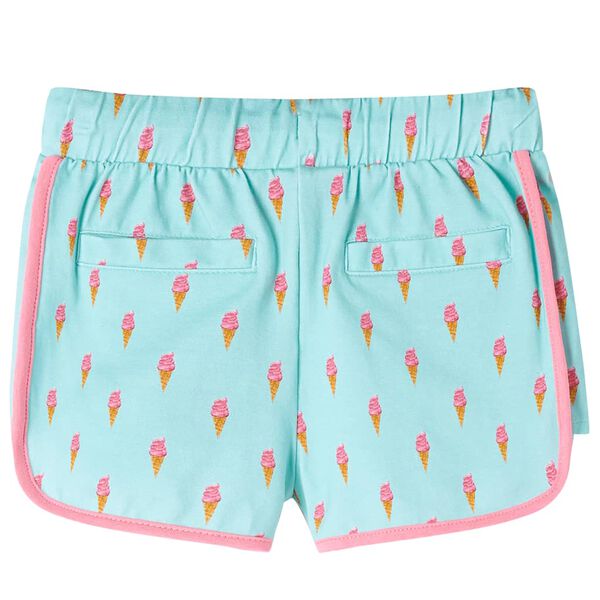 Short pour enfants avec cordon menthe clair 116