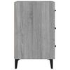 vidaXL Table de chevet sonoma gris 40x40x66 cm bois d'ing&eacute;nierie