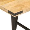 vidaXL Table d&rsquo;appoint 45x45x50 cm bois massif de manguier et fer
