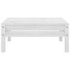 vidaXL Salon de jardin 4 pcs Bois de pin massif Blanc