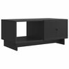 vidaXL Table basse Noir 90 x 50 x 40 cm Bois d'ing&eacute;nierie