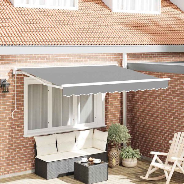 vidaXL Cadre d'auvent Blanc 3 x 2 m Métal