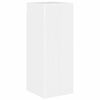 vidaXL Meuble TV mural Montage mural Blanc Brillant 30 x 31 x 80 cm