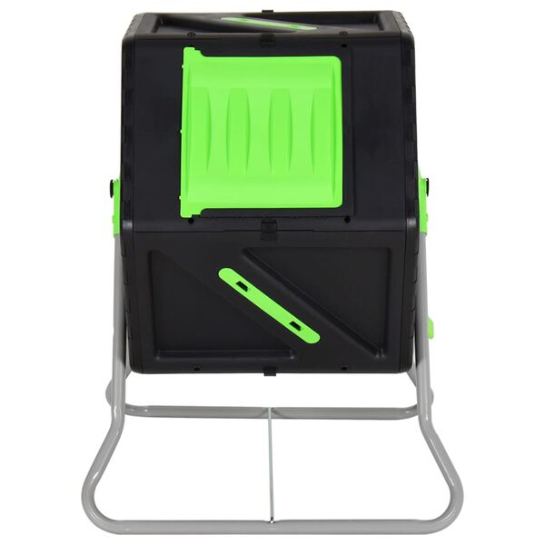 vidaXL Composteur &agrave; tambour 60x58x74 cm 105 L Polypropyl&egrave;ne