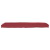 vidaXL Set de coussins de palette 2 pcs Bordeaux 150 x 40 x 8 cm