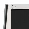vidaXL T&ecirc;te de lit capitonn&eacute;e Gris clair 180 cm Pin massif
