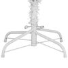 vidaXL Sapin de No&euml;l artificiel &agrave; charni&egrave;res avec support blanc 270 cm