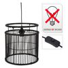 H&S Collection Lampe suspendue Noir