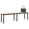 vidaXL banc Naturel 160 x 35 x 45 cm Bois de pin massif