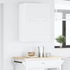 vidaXL Armoire suspendue 2 pcs Blanc 60 x 31 x 40 cm Bois d'ing&eacute;nierie