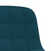 vidaXL Chaises pivotantes &agrave; manger lot de 2 Bleu Velours