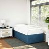 vidaXL Cadre de lit sans matelas bleu 90x190 cm velours