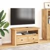 vidaXL Meuble TV d'angle 93x49x49 cm Pin solide Assortiment Panama