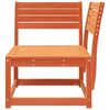 vidaXL Canap&eacute; d'angle de jardin cire marron 73x73x78cm bois pin massif