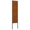 vidaXL &Eacute;cran de confidentialit&eacute; de jardin Fretwork Rouill&eacute; 32 x 140 cm