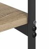 vidaXL Table console Ch&ecirc;ne Sonoma 101 x 35 x 80,5 cm Bois d'ing&eacute;nierie