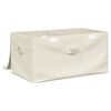 vidaXL Boîte de rangement Tissu 50x30x25 cm Crème