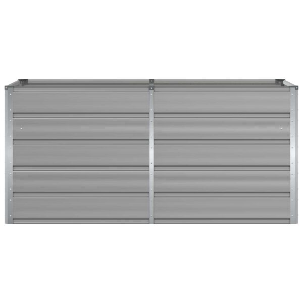 vidaXL Jardini&egrave;re Gris clair 160 x 80 x 75 cm Acier