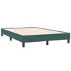 vidaXL Cadre de lit sans matelas vert foncé 120x210 cm velours