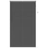 vidaXL Store V&eacute;nitien R&eacute;glable Gris Argent&eacute; 213 x 120 cm PVC