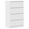 vidaXL Buffet Blanc 60x35x98,5 cm Bois d'ing&eacute;nierie