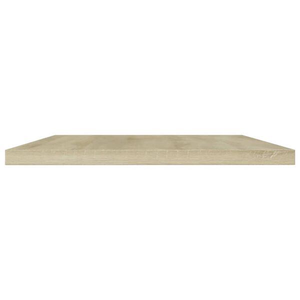 vidaXL Panneau de biblioth&egrave;que 4pcs Ch&ecirc;ne sonoma 60x20x1,5cm Agglom&eacute;r&eacute;