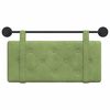 vidaXL T&ecirc;te de lit suspendue Vert clair 90 x 55 x 5 cm Velours