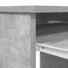 vidaXL Bureau gris b&eacute;ton 86x49x76 cm bois d'ing&eacute;nierie