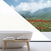 Easyprotec Film de fen&ecirc;tre permanent d&eacute;poli 90x250 cm Blanc