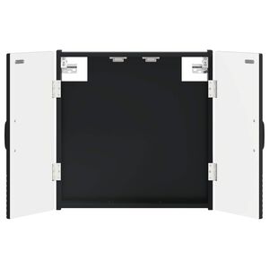 vidaXL Cabinet pour cible HOORN Noir 52,5 x 10,5 x 53,5 cm