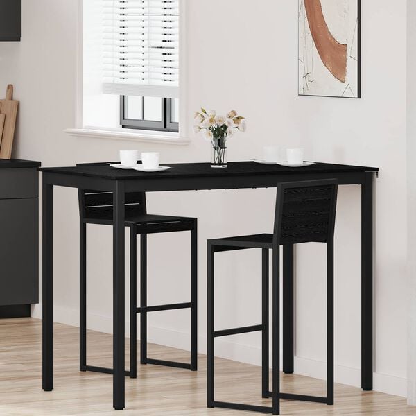 vidaXL Table de bar debout Bois d'ing&eacute;nierie