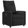 vidaXL Fauteuil inclinable Noir Tissu