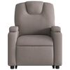 vidaXL Fauteuil inclinable taupe tissu
