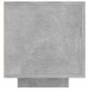 vidaXL Meuble TV avec lumières LED gris béton 160x35x40 cm