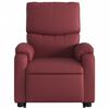 vidaXL Fauteuil inclinable &eacute;lectrique rouge bordeaux similicuir