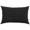 vidaXL Coussins de canap&eacute; 2 pcs Noir 60 x 40 cm