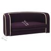 vidaXL Canap&eacute; pliable pour chien Bordeaux 76x71x30 cm Coussin lavable