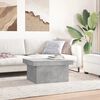 vidaXL Table basse gris b&eacute;ton 80x55x40 cm bois d'ing&eacute;nierie