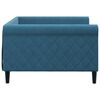 vidaXL Lit de repos sans matelas bleu 100x200 cm velours