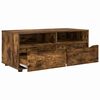 vidaXL Meuble TV Ch&ecirc;ne fum&eacute; 100 x 48 x 43 cm Bois d'ing&eacute;nierie