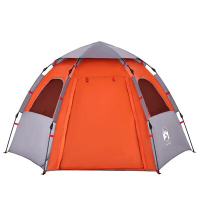 vidaXL Tente de camping cabine 4 personnes libération rapide