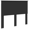 vidaXL Cadre de lit avec tiroir Noir 135 x 190 cm Bois d'ing&eacute;nierie