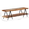 vidaXL Meuble TV 160x40x50 cm Bois de r&eacute;cup&eacute;ration massif